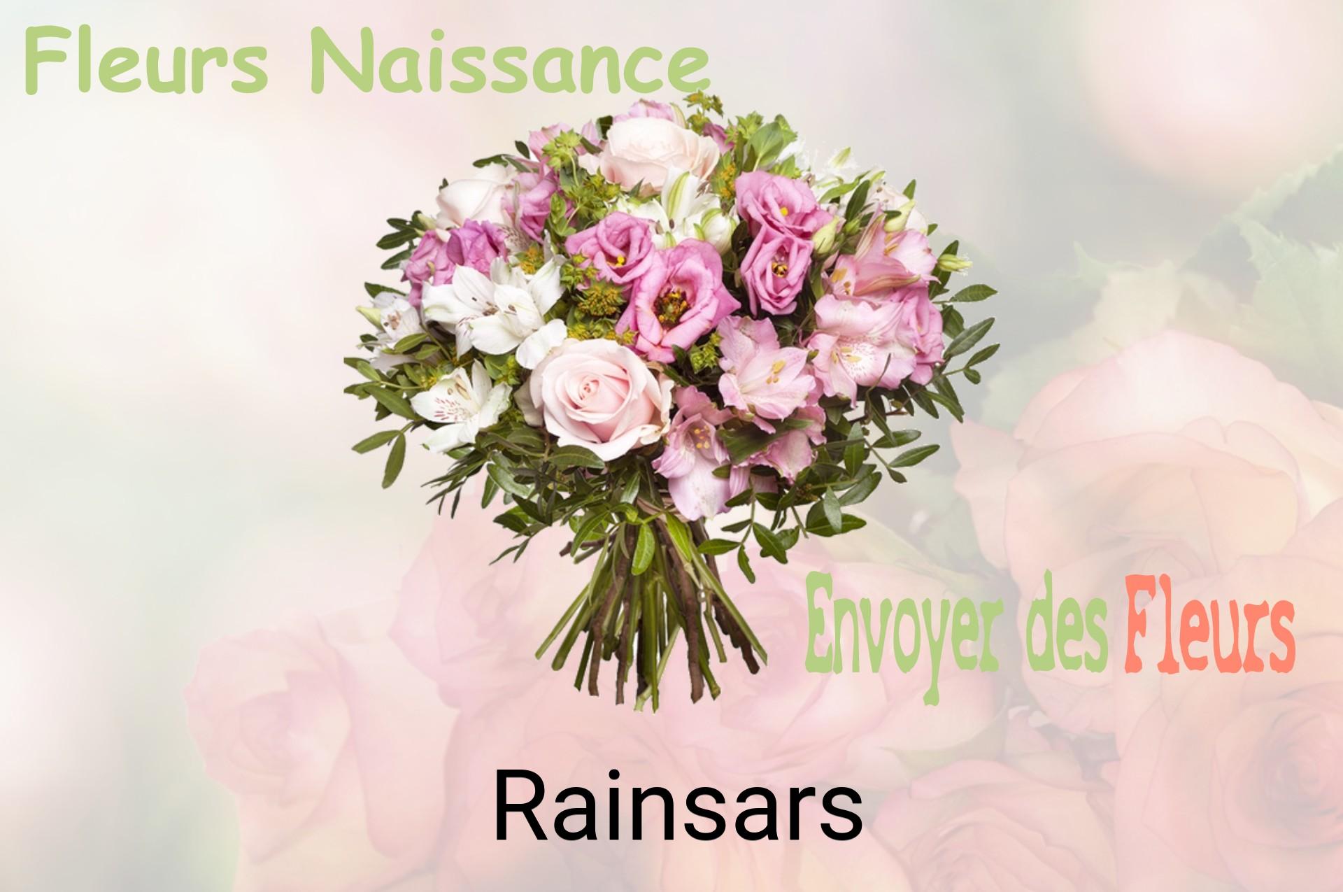 Bouquet de fleurs de naissance livré à Rainsars